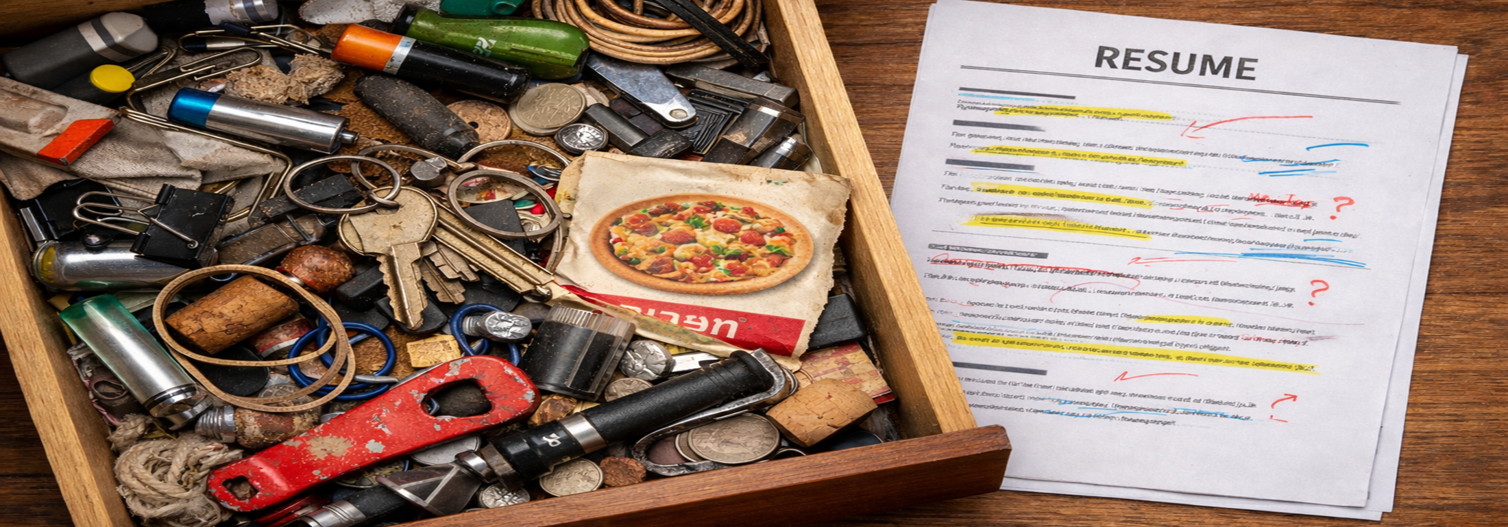 האם אתם סובלים מ"תסמונת המגירה המבולגנת" בקורות החיים שלכם?